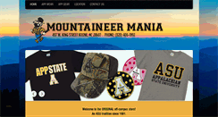 Desktop Screenshot of mountaineermania.com